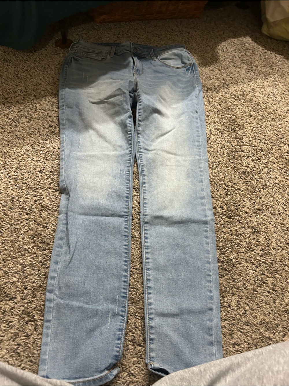 Old Navy Light Blue Straight-Leg Women's Jeans